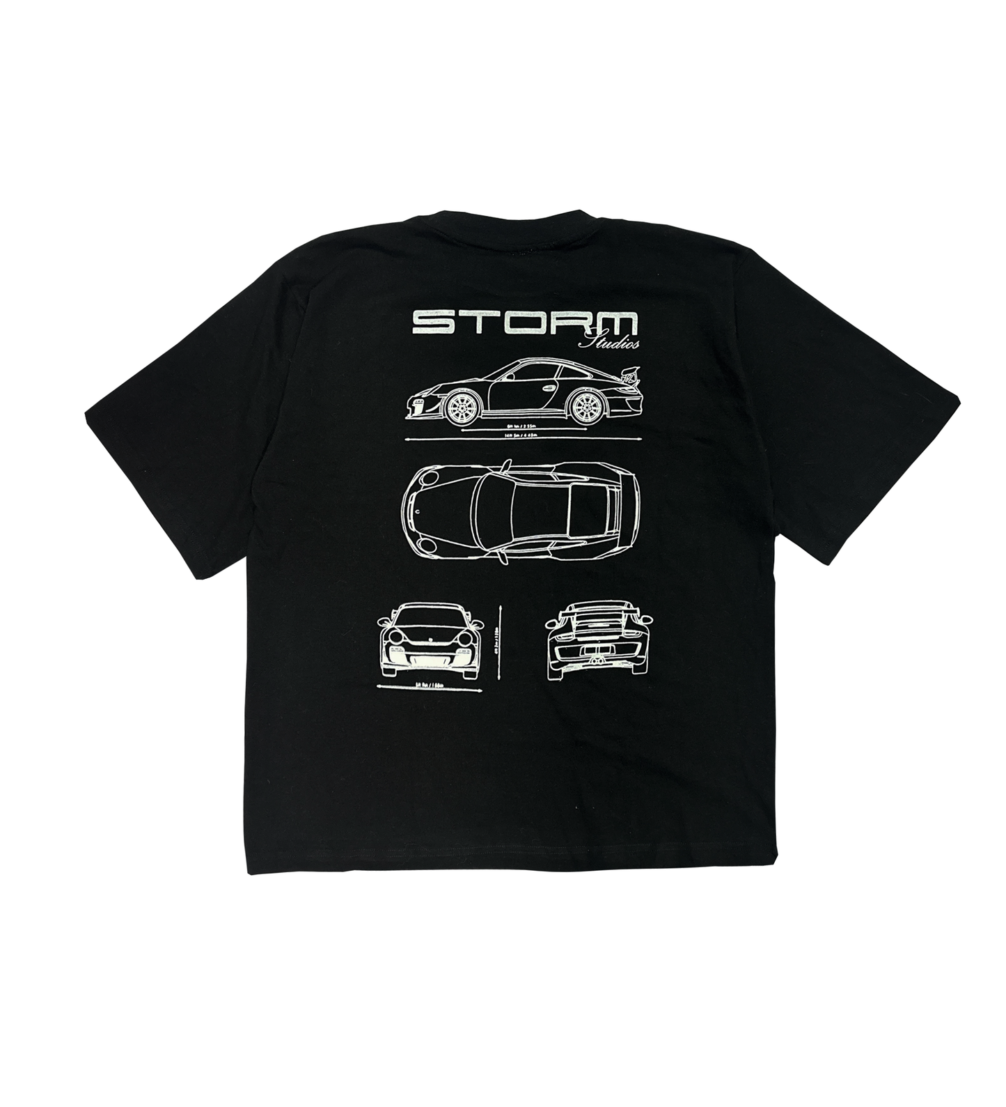 PORSCHE T-SHIRT BLACK